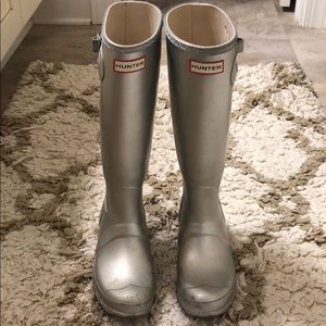 Silver Hunter boots